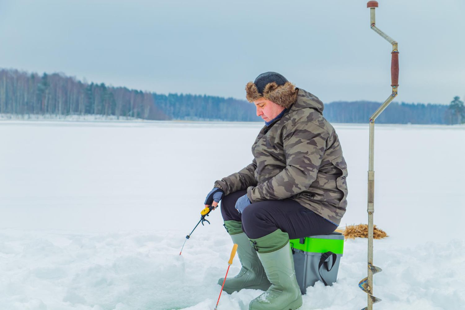 Locais promissores para a pesca no inverno: a escolha dos pescadores experientes.